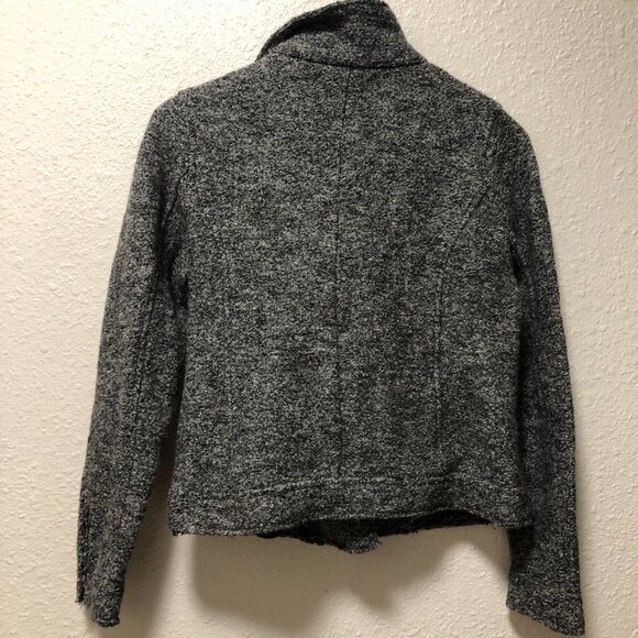 Tahari wool blend jacket small s blazer fitted chic full zip pockets - Picture 7 of 11